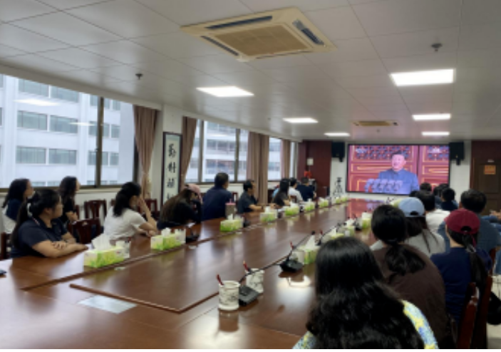 洛阳市考古研究院组织观看纪念中国人民抗日战争暨世界反法西斯战争胜利80周年大会(图2) image.png